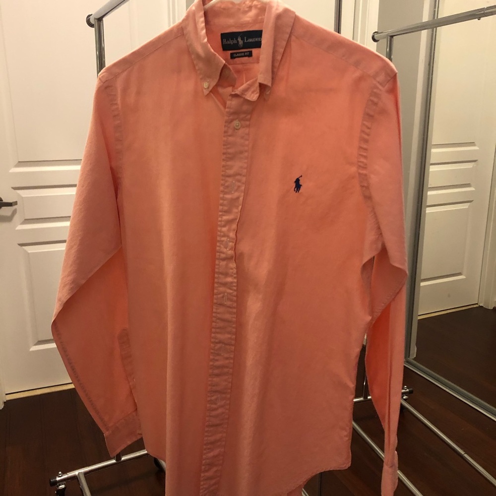 Ralph Lauren Men’s Classic Fit Shirt Peach